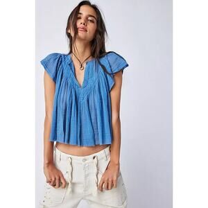 Free People one gauze top